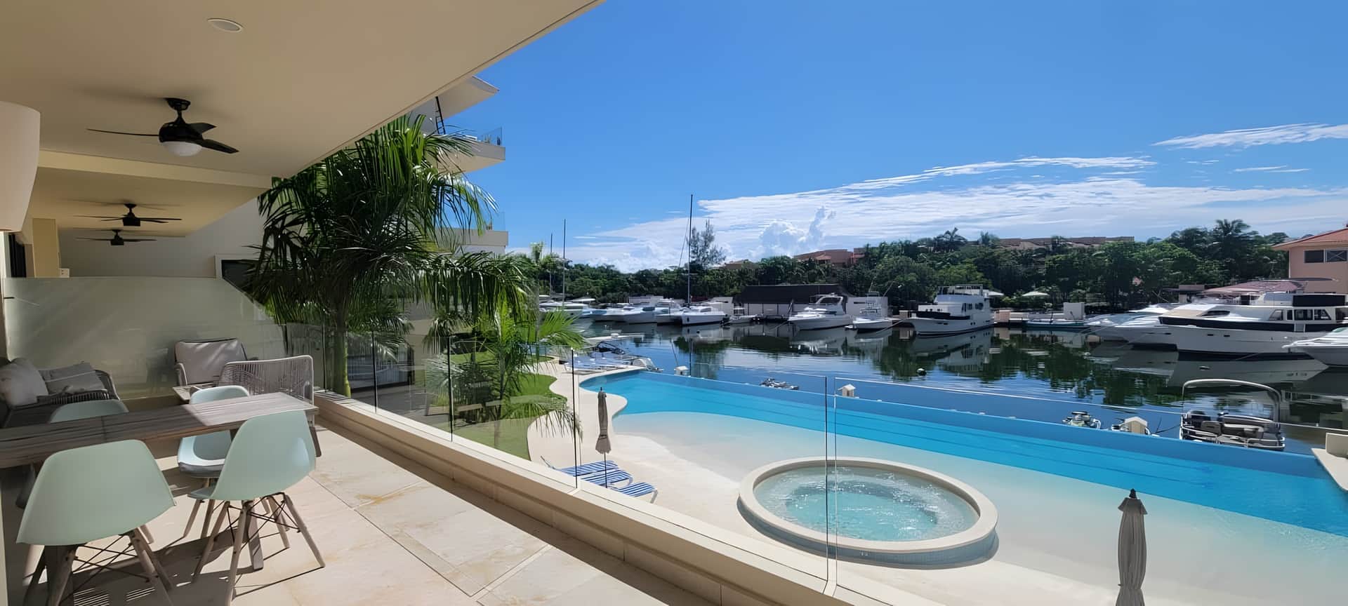Marina view • Pet friendly • Vacation rentals available • Pool and jacuzzi in common areas